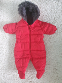 tiny baby snowsuit next